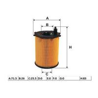 Yağ Filtresi Dw4 Dw6 1.4 Hdı 1.6 Hdı Euro4 Euro5 Tüm Seri