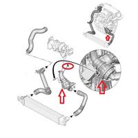 Turbo Giriş Hava Hortumu Kutusu Dw4 1.4 Hdı Bipper Bıpper Nemo