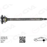 AKS MILI ARKA SOL KALIN KISA 840mm MERCEDES SPRINTER B906 . VW CRAFTER 30-35-50 Z:29-30 PORYALI