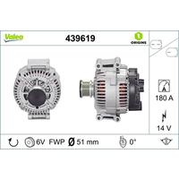 ALTERNATÖR 14V 180A MERCEDES W639 B906