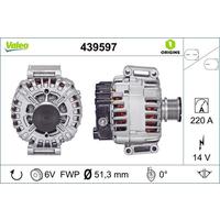 ALTERNATÖR 14V 220A MERCEDES SPRINTER B906 06 09