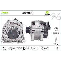ALTERNATÖR FORD FOCUS /KUGA / C -MAX 11> 2.0 TDCİ 150 AMP