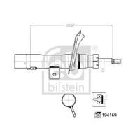 AMORTİSÖR ÖN AKS SOL CİTROEN-PEUGEOT