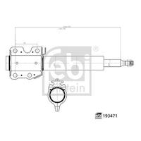 AMORTISOR ON GAZLI MERCEDES SPRINTER B901>B904 . VW LT 28-35-46