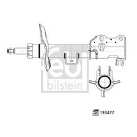 AMORTISOR ON GAZLI MERCEDES VITO W639 10>14