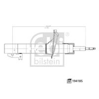 AMORTİSÖR ÖN SAĞ-SOL FORD TRANSİT 01> V184