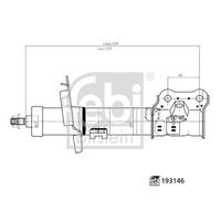 AMORTİSÖR ÖN SOL FORD COURIER-FIESTA-BMAX 13> GAZLI