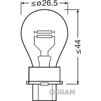 AMPUL 12V P27/7W FREN AMPULÜ PLASTİK SOKETLİ