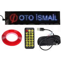 ARAÇ İÇİ ARABA IŞIĞI LED EKRAN 16x64 9.2x37.4cm