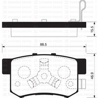 ARKA BALATA CRV II 2.0-2.4 VTEC-2.2CTDI 02-06 CRV III 2.0i VTEC-2.2iCTDI 01-07 GDB3438