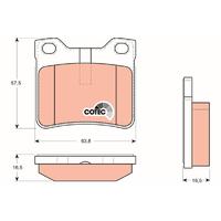 ARKA BALATA P406 1.6-1.8-2.0-2.1 TDİ 95-04 607 00 &gt;