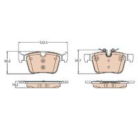 ARKA BALATA VOLVO S90 16 V90 V60 XC60 XC90 14 JAGUAR XE LANDROVER DISCOVERY RANGEROVER EVOQUE 14 17 İNÇ JANT 32287446