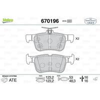 ARKA DİSK FREN BALATASI FORD EDGE 2.0D 08/15-07/18 FORD KUGA 1.5/1.5D/1.6/2.0/2.0D 11/12