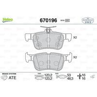 ARKA DİSK FREN BALATASI FORD EDGE 2.0D 08/15-07/18 FORD KUGA 1.5/1.5D/1.6/2.0/2.0D 11/12> FTE KIRMIZI KUTU