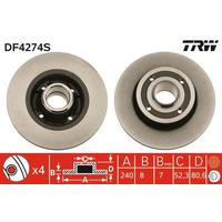 ARKA FREN AYNASI RENAULT MEGANE II 02 MODUS 04 CLIO III 05 240x82.5x4DELİK