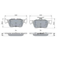 ARKA FREN BALATASI GALAXY III 1.5. 2.0. 2.0 TDCI. 2.0 2015 MONDEO V 14 FOCUS IV 18