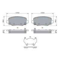 ARKA FREN BALATASI JEEP CHEROKEE 13>