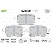ARKA FREN BALATASI OPEL CORSA E 14&gt;19 ADAM 14&gt;19 15 JANT RPO J67 FIAT EGEA 16&gt; 500L 13&gt; 264mm
