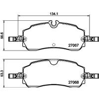 ARKA FREN BALATASI YENI TRANSIT CUSTOM V710E 23>