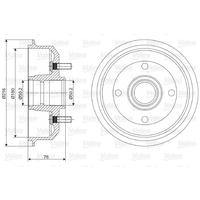 ARKA KAMPANA ESCORT 90 00 FIESTA III FIESTA IV 00 12 180 MM ABS