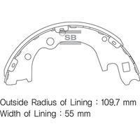 ARKA KAMPANA PABUÇ BALATA HYUNDAI H100 2.5L Kamyonet 04-