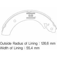 ARKA KAMPANA PABUÇ BALATA HYUNDAI H100 KAMYONET 04- / KIA BONGO. K2500 04-