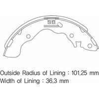 ARKA KAMPANA PABUÇ BALATA HYUNDAI ACCENT 1.3L 1.5L 1.6L 1.5L CRDİ 02-05 / ELANTRA 1.6L G4ED 02-05 / MATRIX 1.5L D4FA 05- GENİŞ TİP
