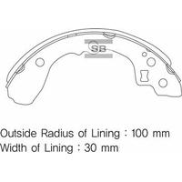 ARKA KAMPANA PABUÇ BALATA KIA RIO 1.5L A5D DOHC yumurta kasa 00-05 / 1.3L A3E SOHC yumurta kasa 00-05