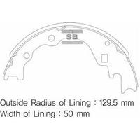 ARKA KAMPANA PABUÇ BALATA KIA BESTA 2.2L R2 92-98 / MAZDA E2200 2.2L R2 RF 91-