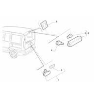 ARKA PLAKA LAMBASI DOBLO I-II-FIORINO-BIPPER-NEMO İKİ KAPI DUYLU AMPÜLLÜ
