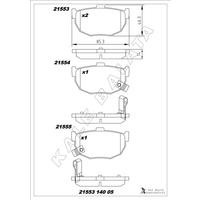 BALATA ARKA COUPE-ELANTRA-LANTRA I.II 01-