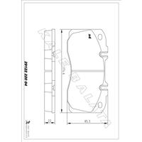 BALATA ÖN DAILY IV-V-VI-EURO CARGO I-III 06 -