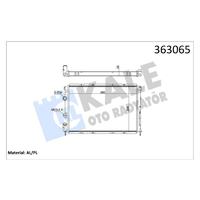 BRAZING VERSİYONU KL128000 RENAULT MEGANE I BA0/1 1.4İ 16V 96 03 MT MEKANİK 585X398X34 SU RADYATÖRÜ
