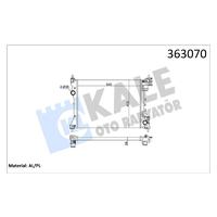 BRAZING VERSİYONU KL351280 FIAT DOBLO 152.263 - OPEL COMBO - ALF ROMEO MITO 10 AC/NAC MT ME KANİK 540X416X24 SU RADYATÖRÜ