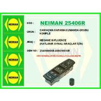 CAM AÇMA KAPAMA KUMANDA GRUBU KOMPLE MEGANE III-FLUENCE KATLANIR AYNALI ARAÇLAR İÇİN