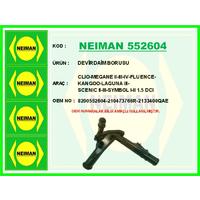 DEVİRDAİM BORUSU CLIO-MEGANE II-III-IV-FLUENCE-KANGOO-LAGUNA III-SCENIC II-III-SYMBOL I-II 1.5 DCI