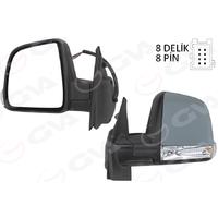 DIŞ DİKİZ AYNASI ELEKTRİKLİ SOL DOBLO III 2011 MD. SİNYALLİ KATLANIR / POWER FLOK ASTARLI 8 FİŞ