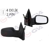 DIŞ DİKİZ AYNASI SAĞ CLIO 06 MEKANİK ISITMALI SENSÖRLÜ KONVEKS 2 FİŞ VM-6136SR