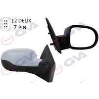 DIŞ DİKİZ AYNASI SAĞ CLIO 09 ELEKTRİKLİ ISITMALI SENSÖRLÜ ASTARLI KONVEKS 7 FİŞ VM-6135EHPSR