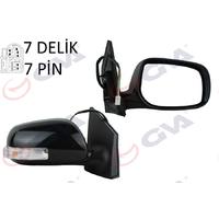 DIŞ DİKİZ AYNASI SAĞ COROLLA 08 ELEKTRİKLİ ISITMALI KATLANIR SİNYALLİ ASTARLI KONVEKS 7 FİŞ VM-6263EBR