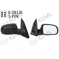 DIŞ DİKİZ AYNASI SAĞ CORSA C 01 ELEKTRİKLİ ISITMALI KONVEKS 5 FİŞ VM-200EHR