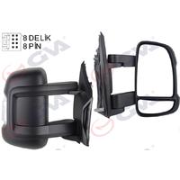 DIŞ DİKİZ AYNASI SAĞ DUCATO-BOXER-JUMPER 06 ELEKTRİKLİ ISITMALI SİNYALLİ ORTA UZUN KOL KONVEKS 8 FİŞ VM-6202EHR