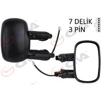 DIŞ DİKİZ AYNASI SAĞ ELEKTRİKLİ ASTARLI FIAT DOBLO 00 10 KONVEKS 3 FİŞ VM-666EHPR