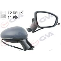 DIŞ DİKİZ AYNASI SAĞ ELEKTRİKLİ ISITMALI SİNYALLİ KATLANIR SENSÖRLÜ ASTARLI KONVEKS CLIO V 19- 12H11P