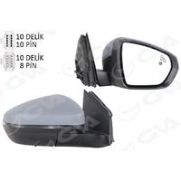 DIŞ DİKİZ AYNASI SAĞ ELEKTRİKLİ KATLANABİLİR ISITMALI SİNYALLİ ASTARLI KONVEKS HAFIZALI BLIS Lİ PSA 3008-4008 16-23