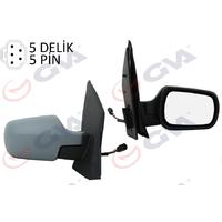 DIŞ DİKİZ AYNASI SAĞ FIESTA 02 ELEKTRİKLİ ISITMALI ASTARLI KONVEKS 5 FİŞ VM-312EHPR