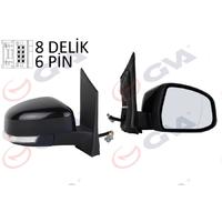 DIŞ DİKİZ AYNASI SAĞ FOCUS II 08 11 ELEKTRİKLİ ISITMALI SİNYALLİ ASFERİK 6 FİŞ VM-6304EHAR