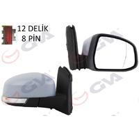 DIŞ DİKİZ AYNASI SAĞ FOCUS III 11 17 ELEKTRİKLİ ISITMALI SİNYALLİ SENSÖRLÜ ASTARLI ASFERİK VM-6322EHPSAR