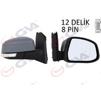 DIŞ DİKİZ AYNASI SAĞ FORD FOCUS 12> ELEKTRİKLİ ISITMALI ASTARLI SİNYALLİ SENSÖRLÜ ALT AYDINLATMALI K ATLANIR