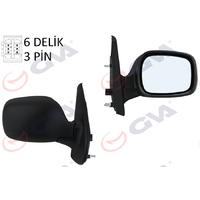 DIŞ DİKİZ AYNASI SAĞ KANGOO 01 ELEKTRİKLİ ISITMALI ASFERİK 5 FİŞ VM-132NEHR
